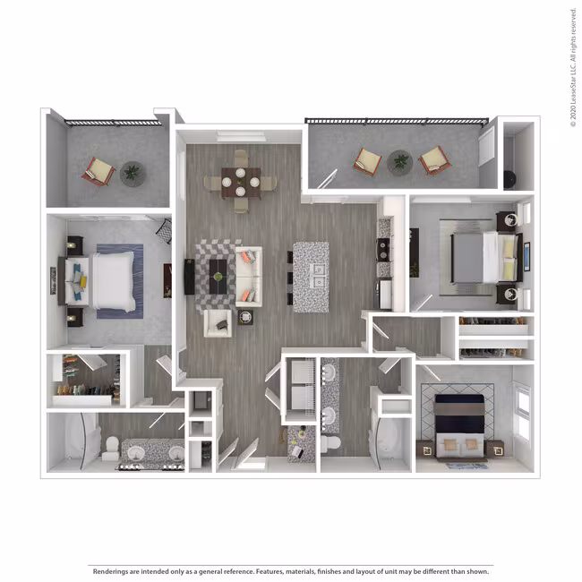 Unit 1077 3067 floor plan